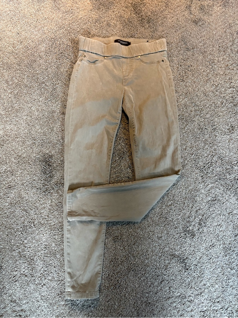 Liverpool Jeans Company Skinny Jeans — Olive